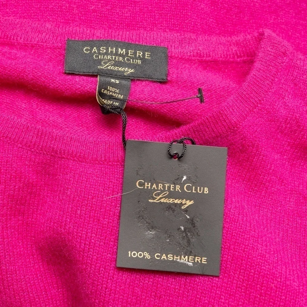 Charter Club. 100% Cashmere Crewneck‎ Sweater.